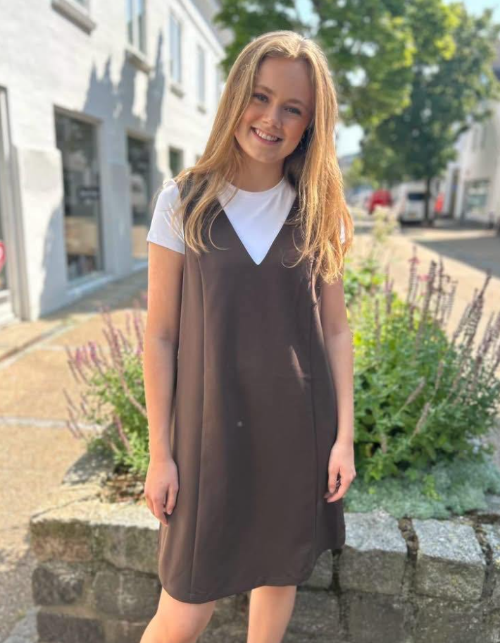 PCKAMIL Midi Dress - Hot Fudge